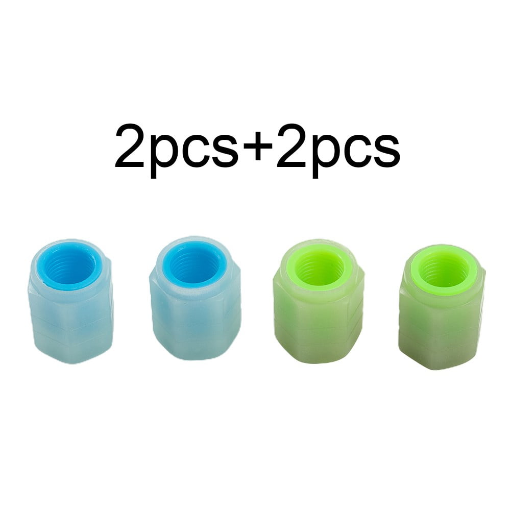 16 Pcs Fluorescent Car Tire Valve Caps, Universal Glow in The Dark Tire Caps, Durable Luminous Tire Valve Stem Cap for Most Cars, SUVs, Trucks, Motorcycles and Bicycles 16 Pcs Fluorescent Car Tire Valve Caps, Universal Glow in The Dark Tire Caps, Durable Luminous Tire Valve Stem Cap for Most Cars, SUVs, Trucks, Motorcycles and Bicycles