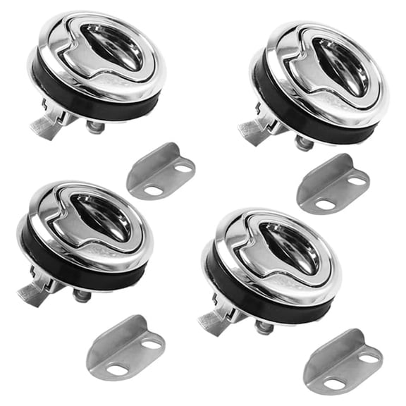 4PCS Flush Pull Handle Lift for Boat Deck Door Locker Hatch Cabinet Hardware Marine Hatch Lock