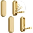 thumbnail image 1 of 4PCS Folding Coat Hook, Heavy Duty Wall Hooks Made of Zinc Alloy, Foldable Gold Wall Hooks for Hanging Coats, Scarves, Hats, Bathrobes, Keys, Bags (Gold), 1 of 8