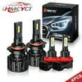 thumbnail image 1 of 4PCS For Chrysler 300 2011-2014 LED Headlight and Fog Light Bulbs Combo Kit, 1 of 9