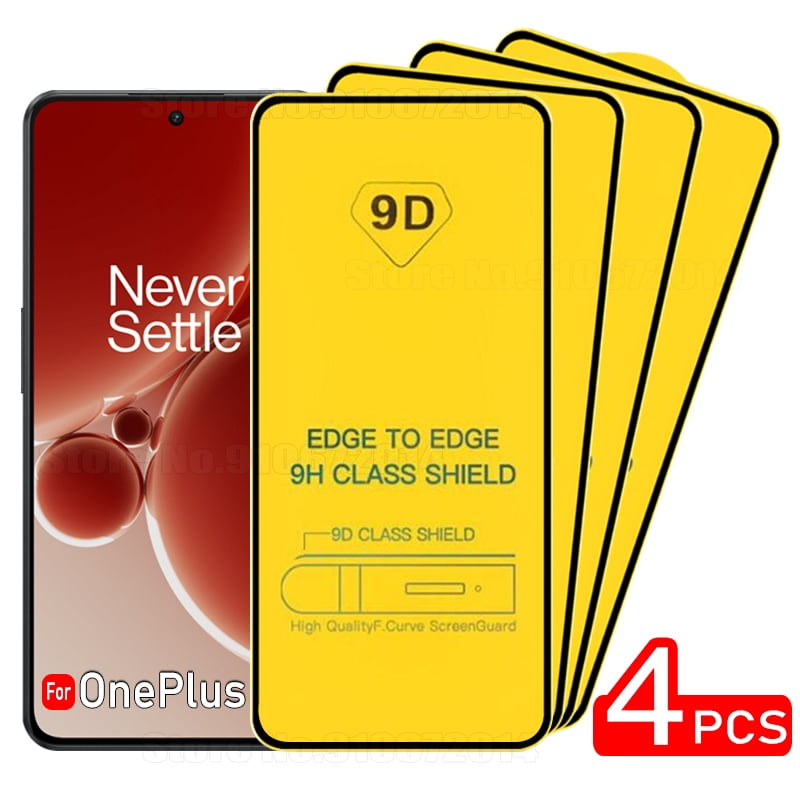 4PCS For OnePlus Nord 3 9D Glass Screen Protectors For OnePlus Nord CE 2 3 Lite 2T N30 N20 N10