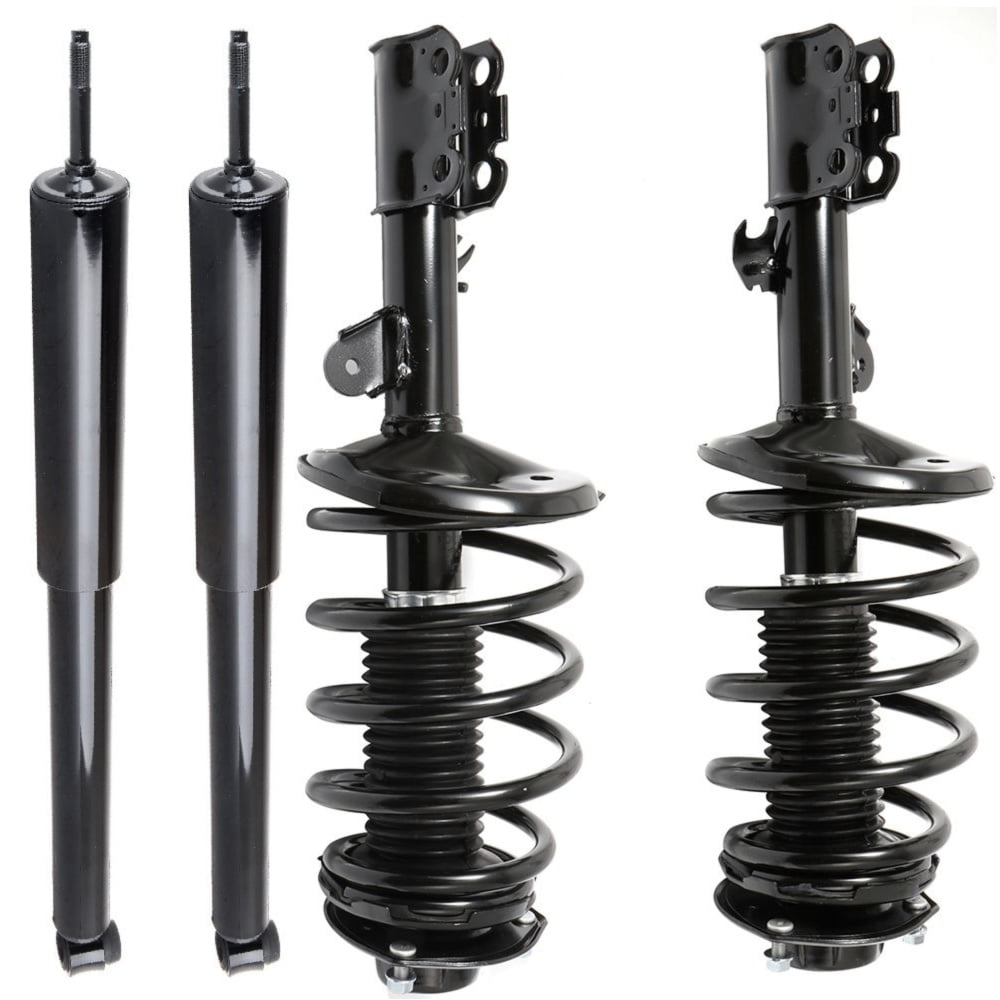 4PCS Front Complete Struts Mounts Spring Rear Shocks For 1999-2003 Toyota Sienna
