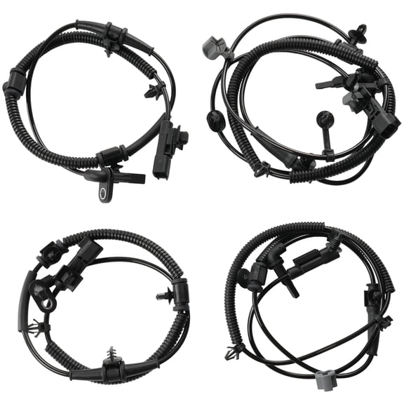 4PCS Front & Rear ABS Wheel Speed Sensor Left & Right Compatible with 2014-2020 Chevy Impala, 2013-2015 Chevy Malibu Driver & Passenger Side ABS Sensor Replace ALS2636, ALS2637, ALS2638