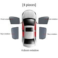 4PCS Front RearFor Mercedes Benz C Class W204 20072014 Car Sunshade
