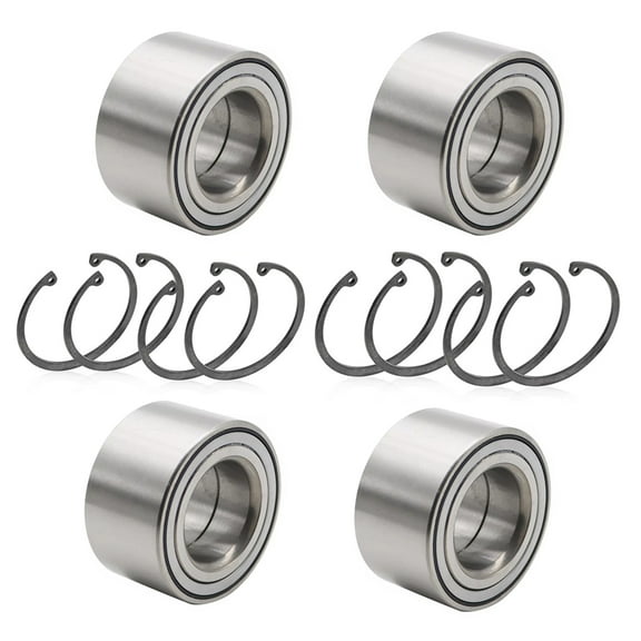 4PCS Front & Rear Wheel Bearings w/ 8 Rings For Polaris RZR 900 S-XP 4 2011-2020