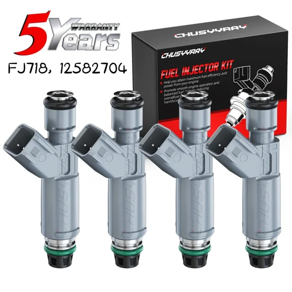 4PCS Fuel Injector FJ718 For 2006 2007 Saturn Pontiac Chevy HHR Cobalt 2.2L 2.4L
