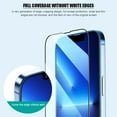 4PCS Full Cover Tempered Glass for iPhone 14 11 13 12 Pro max mini XS X XR Screen Protector on