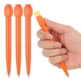 thumbnail image 1 of 4PCS Funny Rollerball Pens, 0.5mm Interesting Writing Pen Black Gel Ink Pens Cute Answers Questions Choose ABCD Rotation Decompression for Gift Friends, Orange, 1 of 7