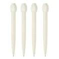 thumbnail image 1 of 4PCS Funny Rollerball Pens, 0.5mm Interesting Writing Pen Black Gel Ink Pens Cute Answers Questions Choose ABCD Rotation Decompression for Gift Friends, White, 1 of 7