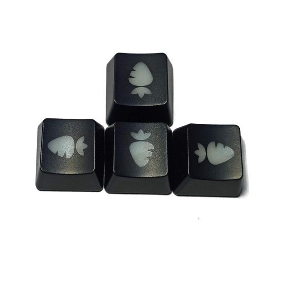 4PCS Gaming Keycaps For Mechanical Gaming Keyboards 4PCS For Directions