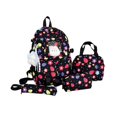thumbnail image 1 of 4PCS Girls Backpack Set Cute Backpack School Backpack with Tote Bag Lunch Box Pencil Case Kids Backpack for Elementary Middle High School College Students, 1 of 4