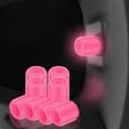 thumbnail image 1 of 4PCS Glow-in-The-Dark Car Tire Valve Cap Set, Luminous Night Rider Covers Universal Fluorescent Waterproof Lights Stem Caps Durable Easy to Install No Tool Required for Vehicle Bikes, 1 of 6