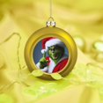 4PCS Goldenstyle Cartoon Grinch Anime Christmas Ball 2.4 Inches Made