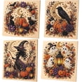 thumbnail image 1 of 4PCS Halloween Ghost Pearl Art DIY Kit, Spooky Cute 3D Diamond Painting Crafts, DIY Fall Home Decor Wall Art, Beginner DIY Seasonal Party Gifts, 1 of 6
