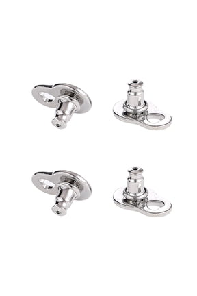 Secure Locking Earring Lifters 4PCS Heart Shaped Backings Support Heavy Jewelry Prevent Dropping Comfort Fit
