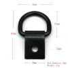 4PCS Heavy Duty D Ring Tie Down Anchors Hooks Trailer Truck Bed Utility Trailer Accessories D Rings Tie Down Anchors for Securing Gear