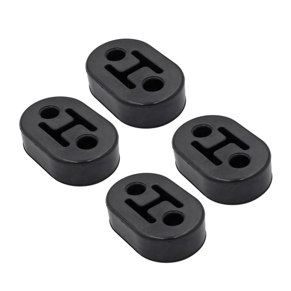 4PCS Heavy Duty Rubber Exhaust Tail Pipe Mount Bracket Hanger Bushing Insulator