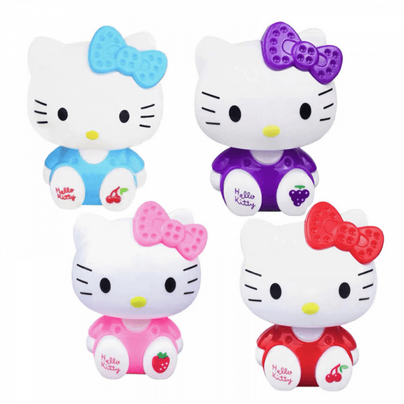4PCS Hello Kitty 7cm Cartoon Cake Topper, Cute Anime Figure for Birthday Party & Baking Decor