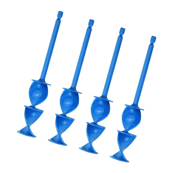 4PCS Hex Shanks Epoxy Resins Mixers Helixs Paddle Drill Paint Stirring Rod Power Tool Accessories Drill Attachment
