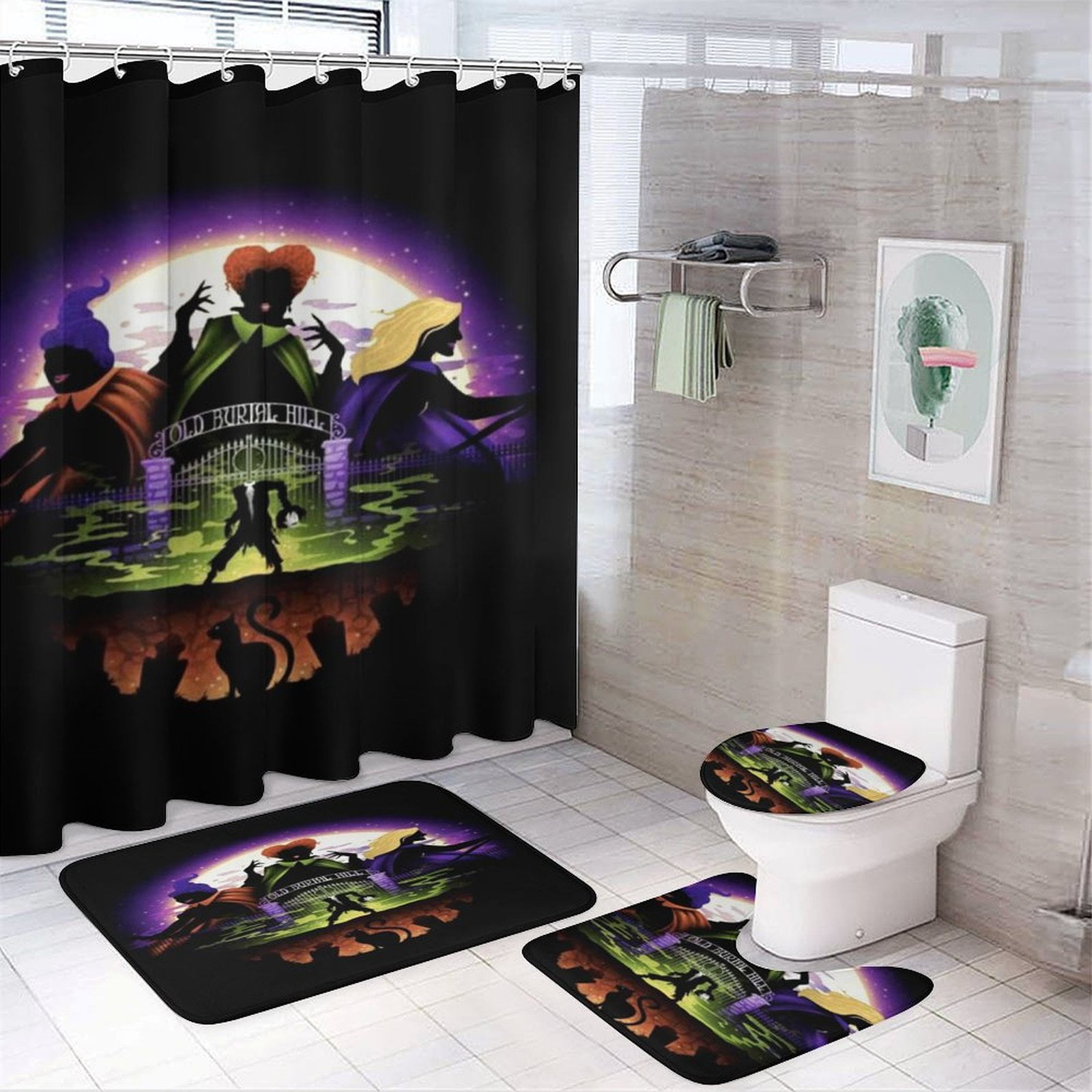 Hocus Pocus Bathroom Decornull