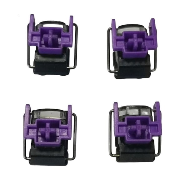 4PCS Hot Swappable Clicky Opt Switches for Mechanical Keyboards Featuring 1.5mm Quick Actuation and Light Force 45g
