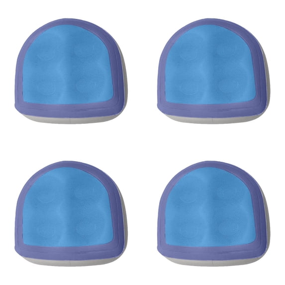 YWIYIUD 4PCS Inflatable Hot Tub Life Spa Booster Seat with Suction Cup and Mesh,Portable Hot Tub Seat Cushion Soft Comfortable Spa Seat for Bathroom Hot Tub