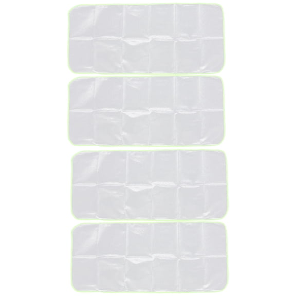 SILENRADAWN 4Pcs Transparent Ironing Wool Felt Pad Non Slip Ironing Mat for Quilters and DIY Craft