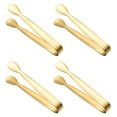 thumbnail image 1 of 4PCS Ice Tongs Mini Sugar Tongs 4.25Inch Tongs for Serving Food Small Serving Tongs, Kitchen Tongs forTea Party, Coffee Bar, Desserts-Style 1, 1 of 1