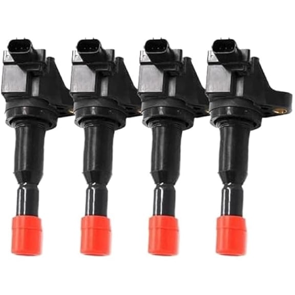 4PCS Ignition Coil 30520-PWC-003 UF581 for 30520-PWC-013 CM11-110 CM11-110C, Durable Replacement Parts, Stable Spark