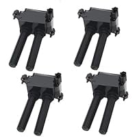 4PCS Ignition Coil Pack Replacement for Durango, Charger, 1500 5.7L, UF504, 56029129AB/AA/AF, 68060346AA, Reliable Spark Output, Stable Spark Output, Verify Fit