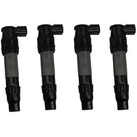 4PCS Ignition Coil Pack Replacement for Z1000, Versys 1000, Ninja 1000, Z900RS, Z800, Part No. 21171-0033, Stable Spark Output, Verify Fit