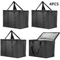 thumbnail image 1 of Anleolife Insulated Reusable Grocery Bag, Extra Large, Eco-Friendly, 4-Piece, 1 of 6