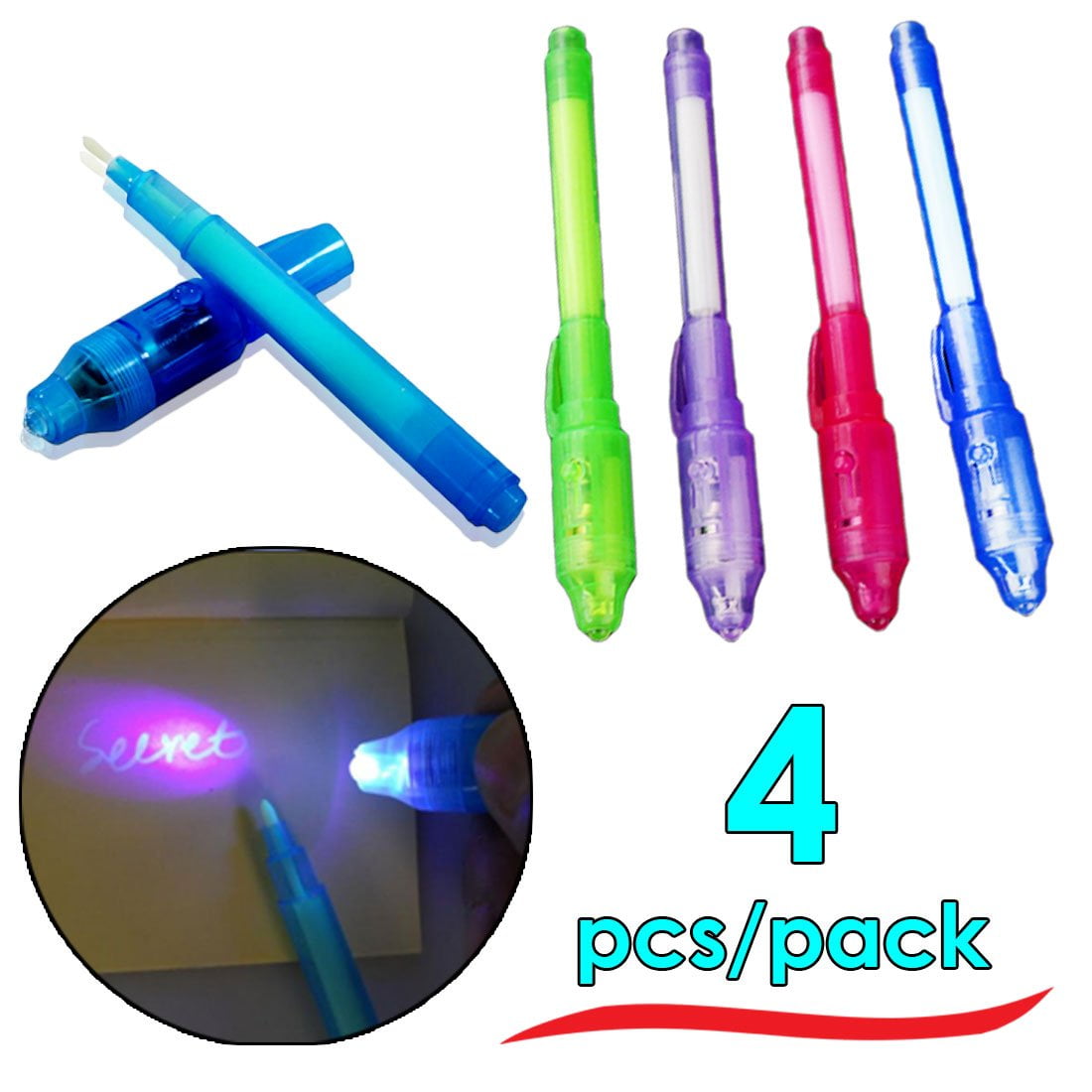 Buy Wholesale China 3 In 1 Uv Light Markers Invisible Ink Magic Secret  Message Pen Fancy Stationery Promotion Stationery & Uv Marker With Light at  USD 0.41