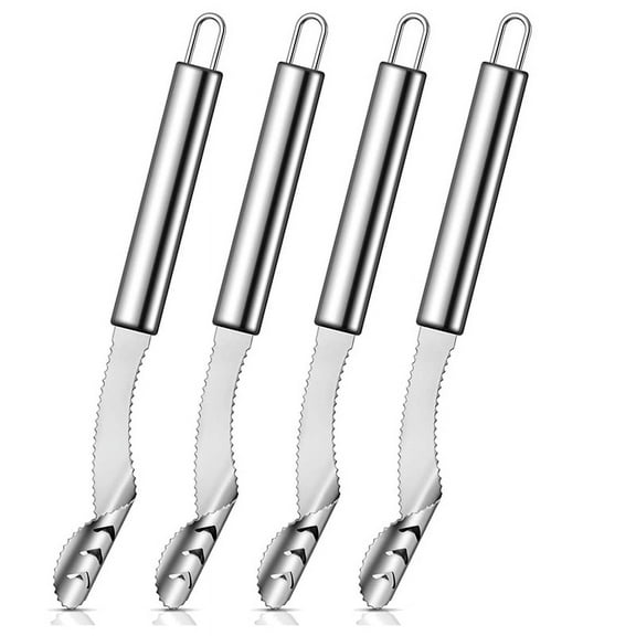 4PCS Jalapeno Pepper Corer, Core Deseeder for Chilis,Bell Peppers