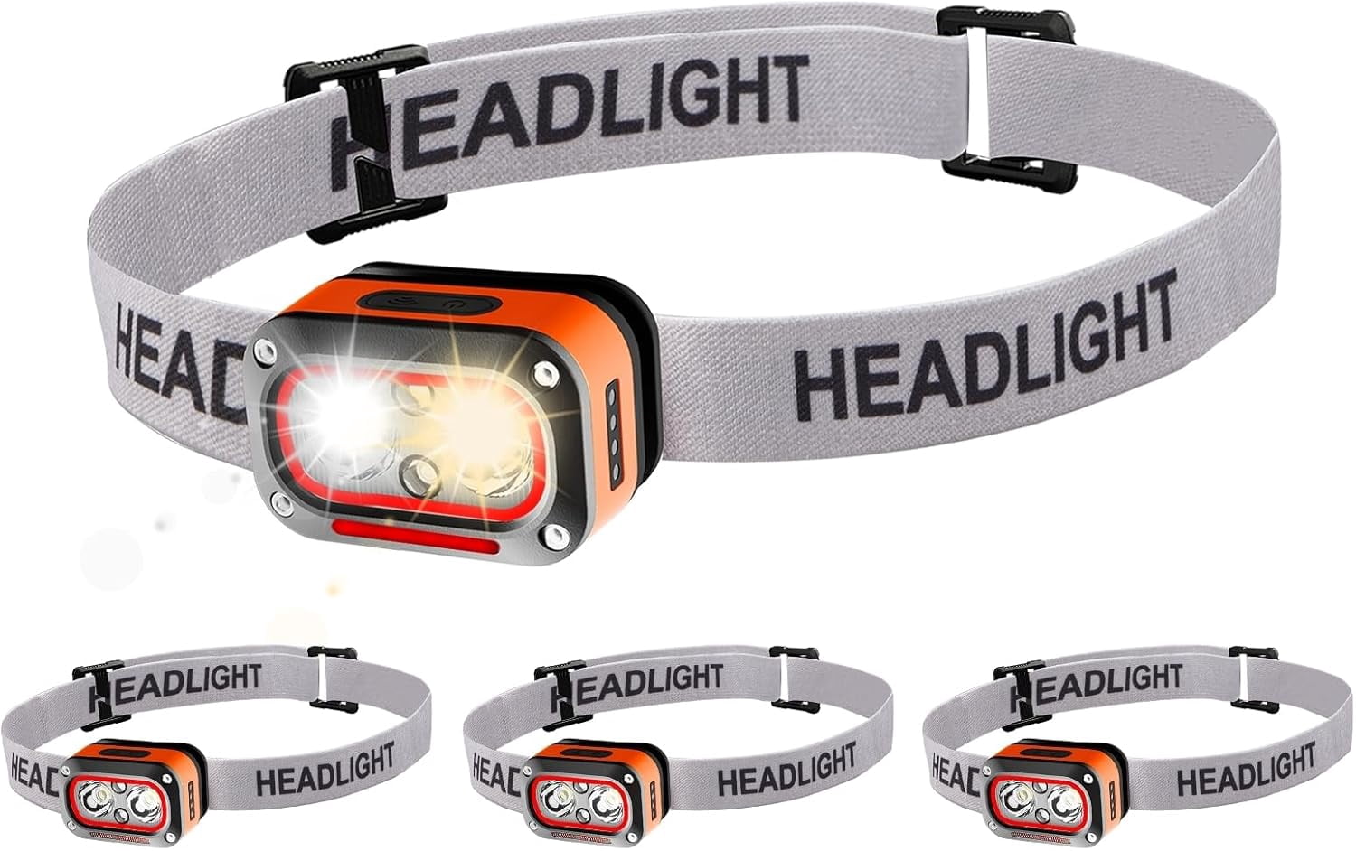 4PCS LED Head Lamp  for Running, Fishing, Hiking, Camping Shipping from the United States