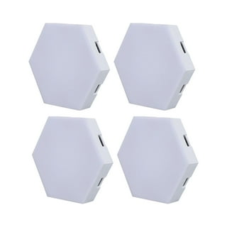 Hexagon Lights Remote Controlled, Smart RGB LED Wall Lights Modular Light  Panels Touch-Sensitive,DIY Geometric Gaming Lights with Stand,Infinitely