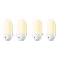 thumbnail image 1 of 4PCS LED Wall Plug-in Night Light Lamp with Automatic Light Sensor Soft Warm White / Electric Outlet Plug(US Plug), 1 of 7
