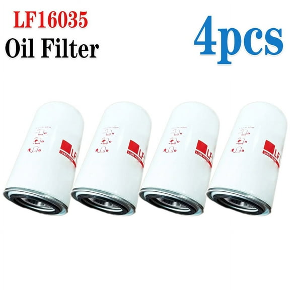 4PCS LF16035 Oil Filter Replace for Dodge Ram Cummins Engines Diesel