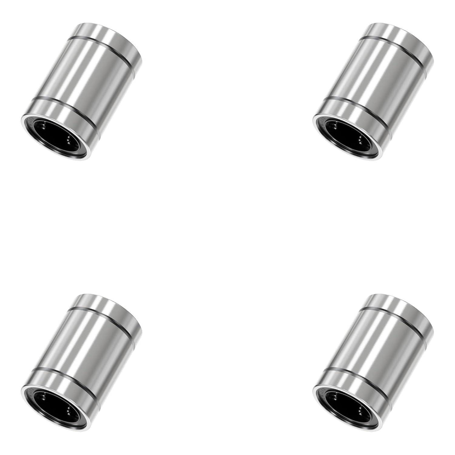 Lot 4 Roulements Linéaires LMK10UU Bride Carrée 10mm – CNC Imprimante 3D