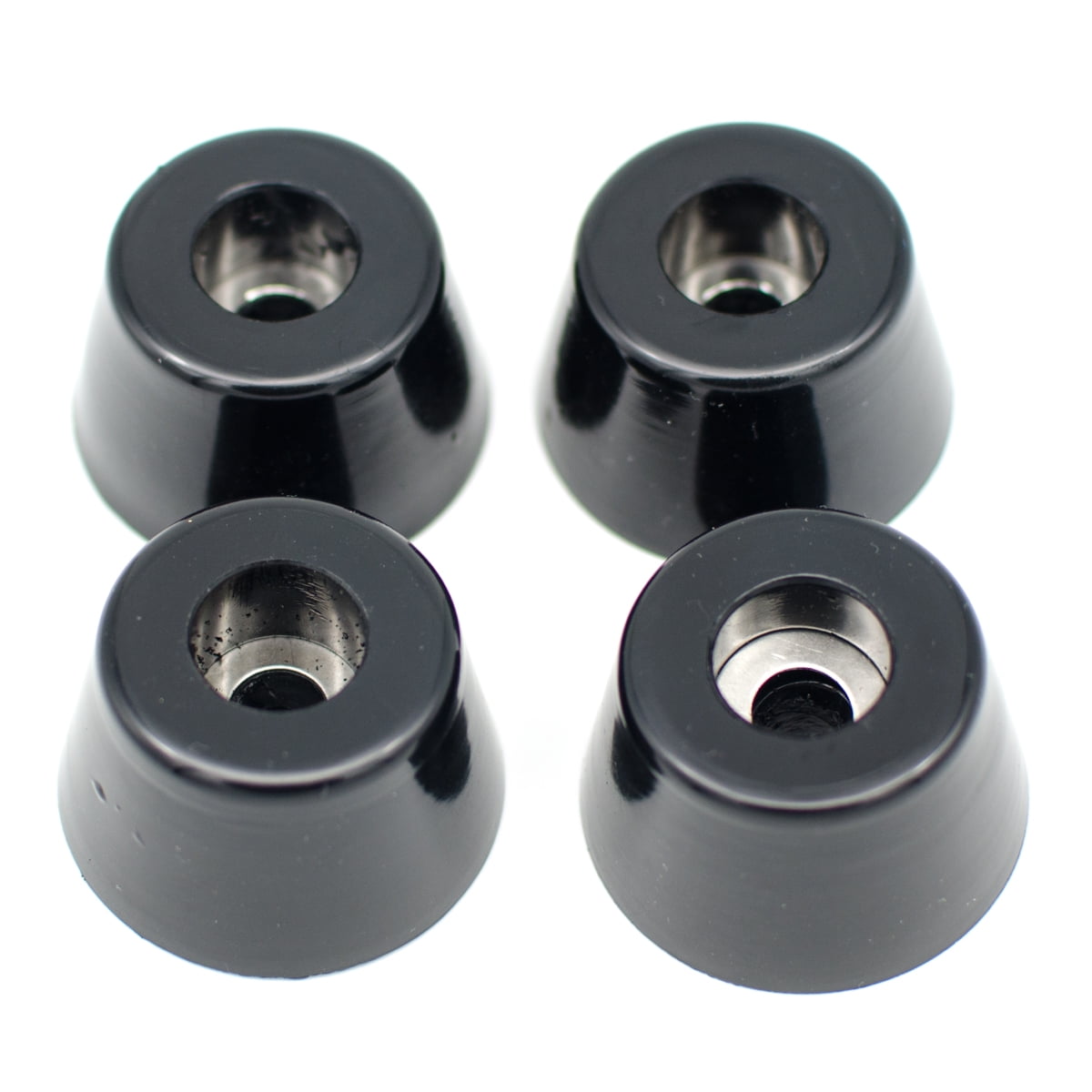 4PCS Large Black Round Rubber Feet D47x36xH28mm Rubber Cutting Board