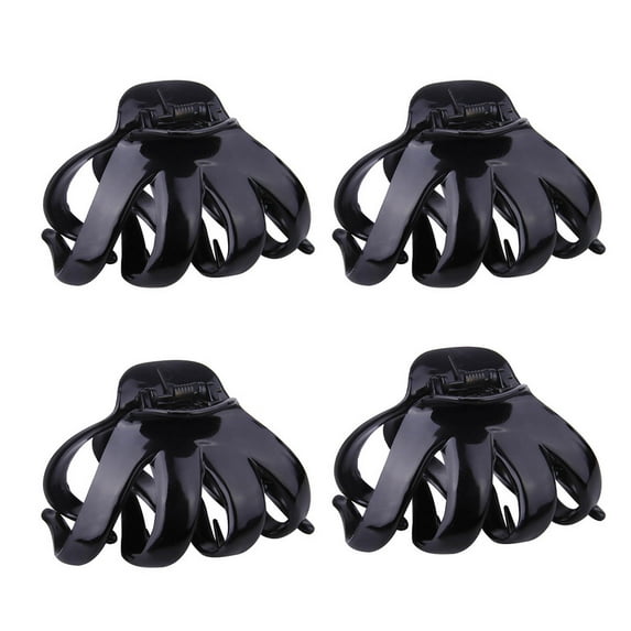 4PCS Large Grip Octopus Clip Spider Hair Claw Octopus Jaw Hair Claw Clips for Thick Hair