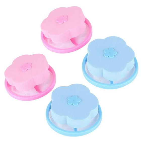 4PCS Laundry Filter Bag ABS Laundry Bag,Laundry Filter Bag Plastic Pet Hair Catcher Laundry Lint Remover for Washing Machine