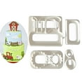thumbnail image 1 of 4PCS/Lot Cookie Mold Cute Tractor Cake Mold Pastry Fondant Plastic Mold For Cake Cupcake Decoration Kitchen Baking Mold, 1 of 6