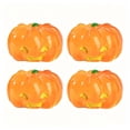 thumbnail image 1 of 4PCS Luminous Mini Resin Pumpkin Figurines, Glow in The Dark Halloween Miniature Pumpkin Figures Statue for Fall Party Dollhouse Potted Plant Micro Landscape Home Outdoor Decoration DIY Crafts, 1 of 8