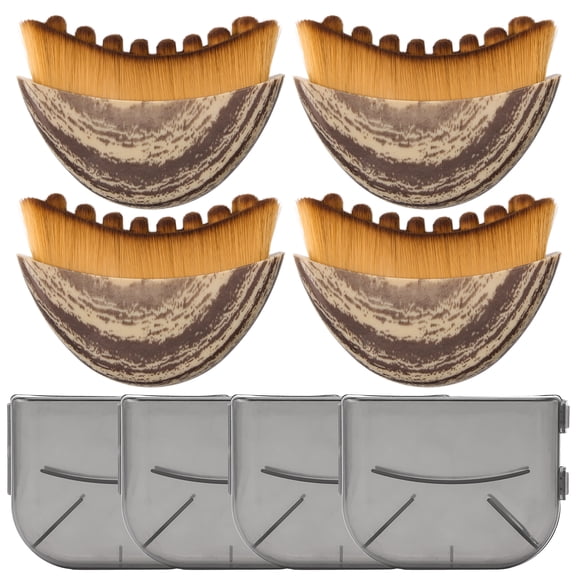 4PCS Lymphatic Contour Face Brush for Drainage, Gua Sha Facial Massage Tool for Sculpting