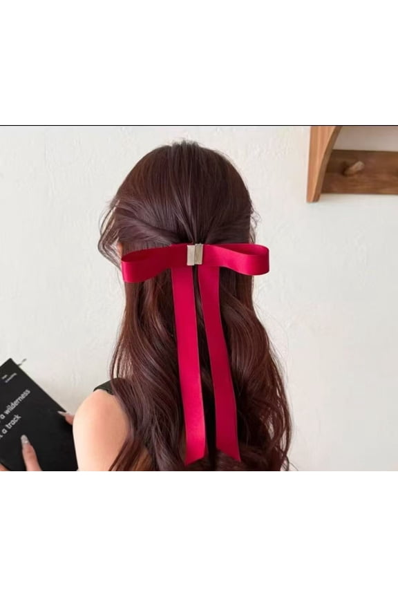 4PCS Magnetic Hair Bow Clips for Styling Mini Butterfly Strong Hold No Slip Magnetics Clips Seamless 2-in-1 Design Hairs Accessories Champagne Burgundy Premium Black White