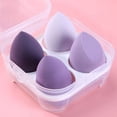 thumbnail image 1 of 4PCS Makeup Cosmetics Foundation Sponge Puff (Purple) - Pack of 1, 1 of 5