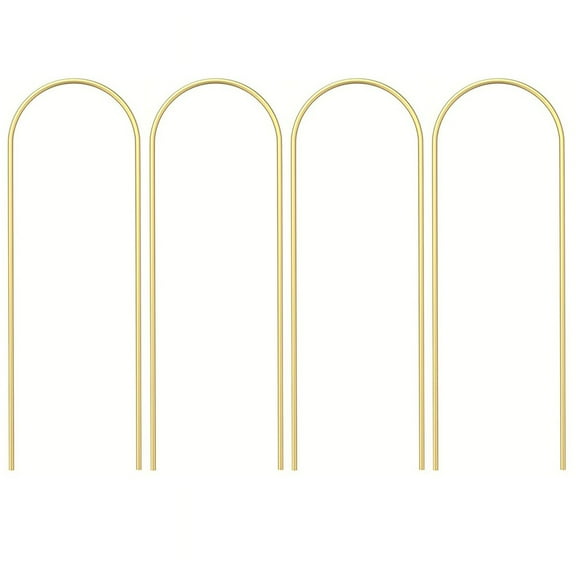 4PCS Metal Plant Trellis for Small Potted Plants - Elegant Indoor & Outdoor