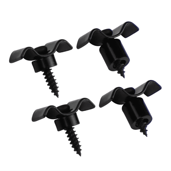 4PCS Metal String Guides String Trees Retainer Guides for Guitar Bass with Screws