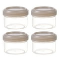 thumbnail image 1 of 4PCS Mini Clear Jars With Leakproof Lids Round Clear Container 35ml Refillable Storage Containers For Home And Kitchen Organizing, 1 of 2